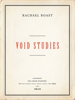 cover image of Void Studies